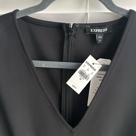 Black Express Knit Dress - Picture 2 of 4